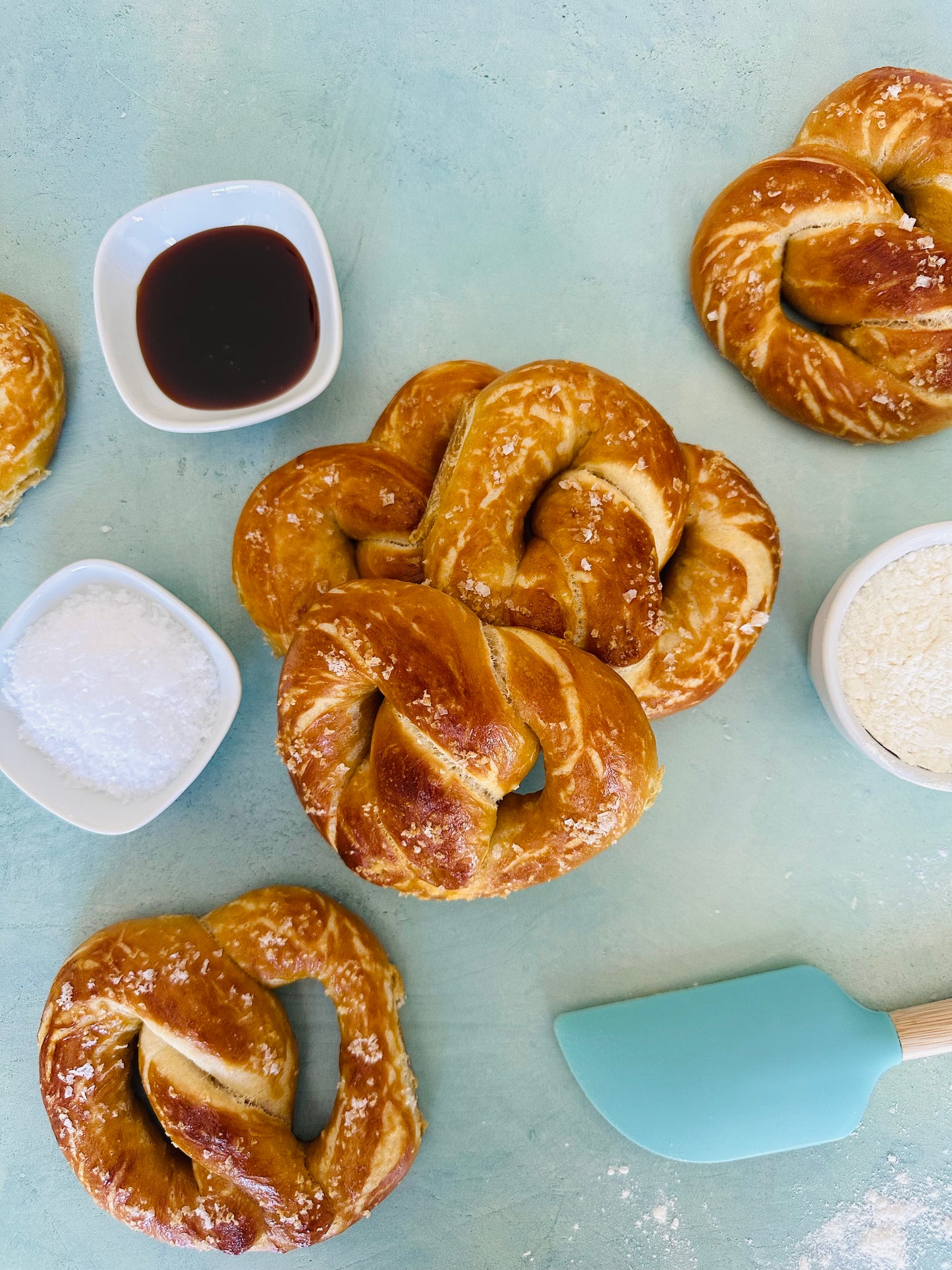 Sourdough Soft Pretzels